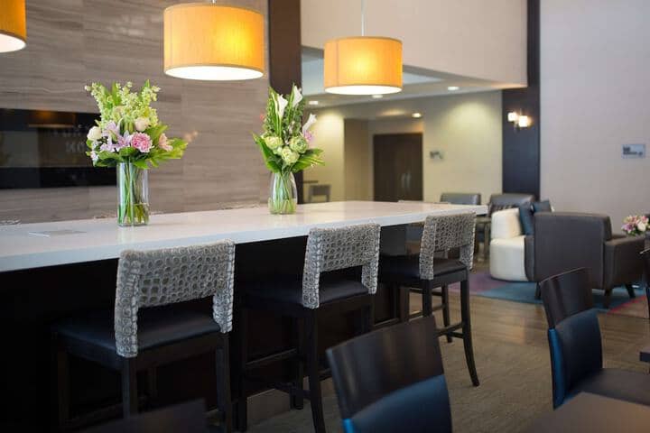 Lobby sitting area