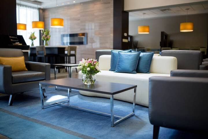 Lobby sitting area